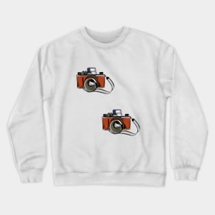 Vintage Water Color Camera Crewneck Sweatshirt